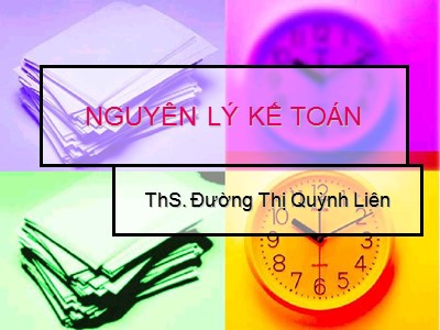 Nguyên lý kế toán - Chương VII: Phương pháp tổng hợp cân đối kế toán