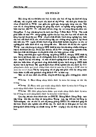 Đề tài Giải pháp hoàn thiện qui trình nhập khẩu thiết bị toàn bộ ở Công ty xuất nhập khẩu thiết bị toàn bộ và kỹ thuật