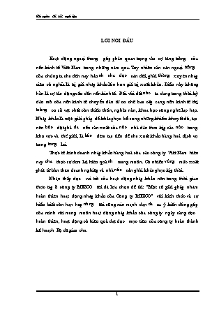 Đề tài Một số giải pháp nhằm hoàn thiện hoạt động nhập khẩu của công ty Mesco