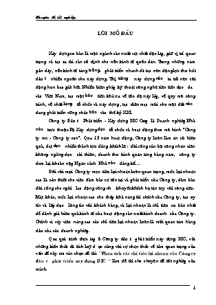 Đề tài Phân tích các chỉ tiêu lợi nhuận của Công ty đầu tư phát triển xây dựng DIC
