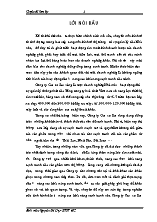 Đề tài Thực trạng hoạt động đầu tư nâng cao khả năng cạnh tranh và một số giải pháp của Công ty Cao su Sao vàng