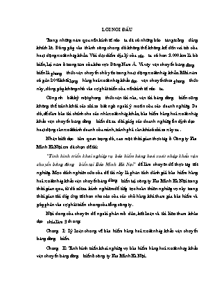 Đề tài Tình hình triển khai nghiệp vụ bảo hiểm hàng hoá xuất nhập khẩu vận chuyển bằng đường biển tại Bảo Minh Hà Nội