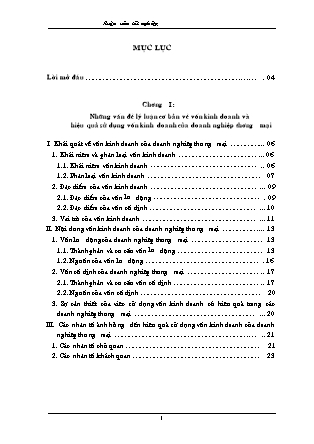 Luận văn Một số biện pháp nhằm nâng cao hiệu quả sử dụng vốn kinh doanh ở công ty xăng dầu Bắc Tây Nguyên