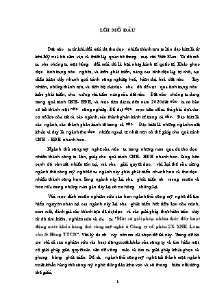 Luận văn Một số giải pháp nhằm thúc đẩy hoạt động xuất khẩu hàng thủ công mỹ nghệ ở công ty cổ phần sản xuất xuất nhập khẩu lâm sản và hàng TTCN